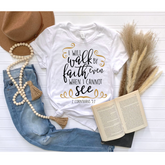 ✝️ I Walk By Faith 2 Bella + Canvas T-Shirt ✝️